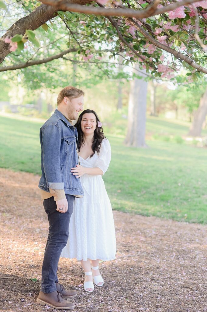 Pet-Friendly Engagement Session in Bergen County; New Jersey maternity, newborn, and family photographer; Emily Photography