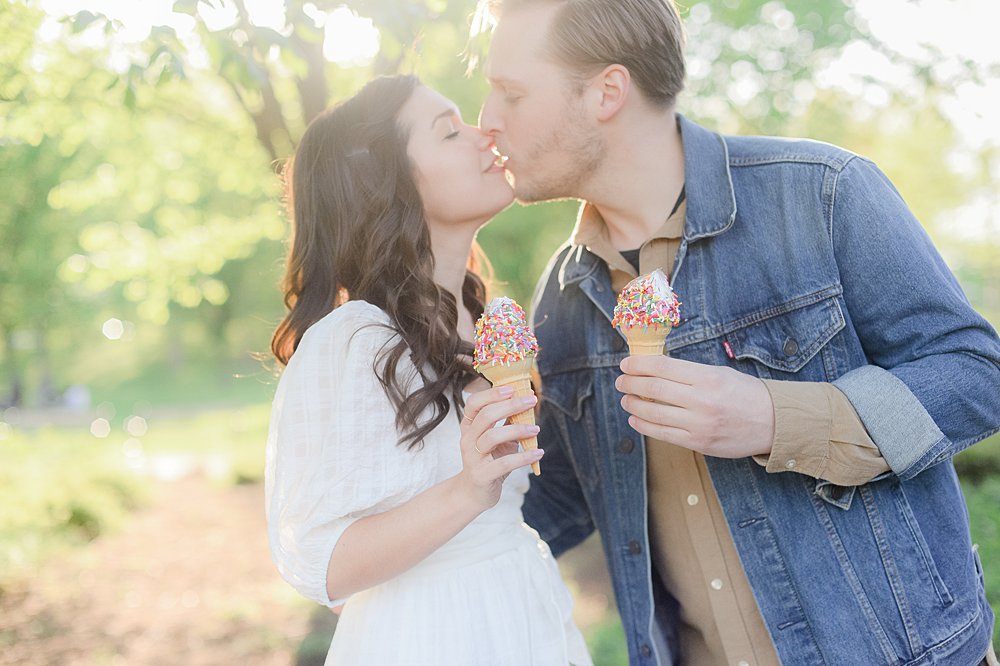 Pet-Friendly Engagement Session in Bergen County; New Jersey maternity, newborn, and family photographer; Emily Photography