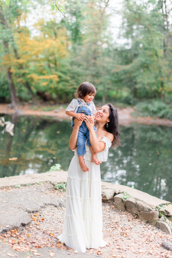 Motherhood lifestyle session in Bergen County