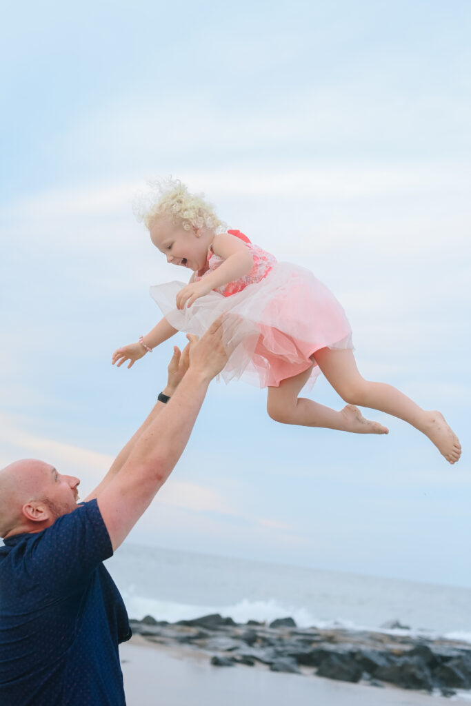 family beach session in nj