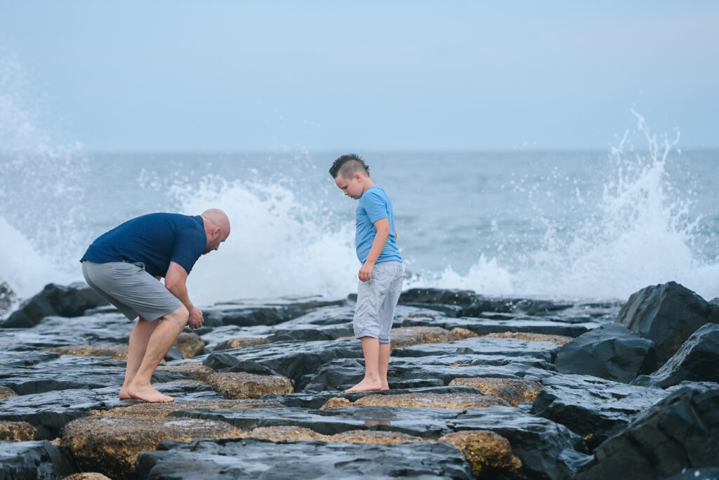 family beach session nj