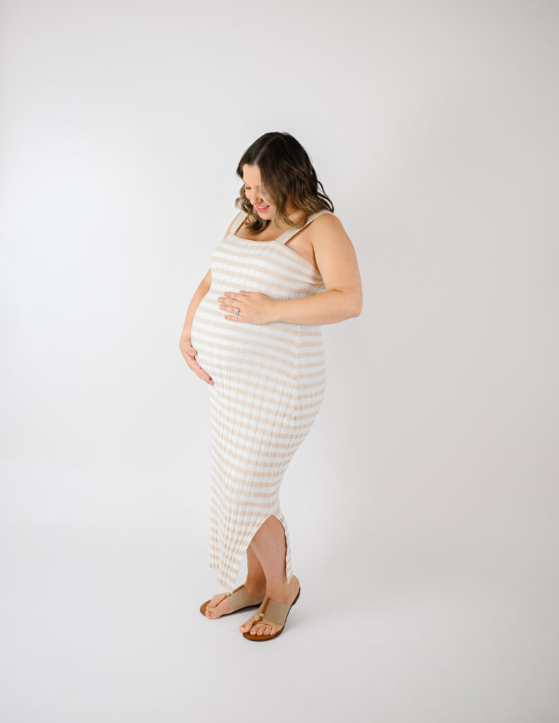 nj studio maternity session