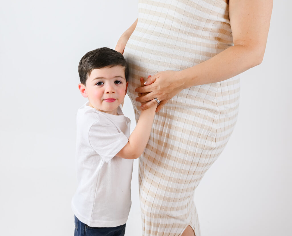 nj studio maternity session