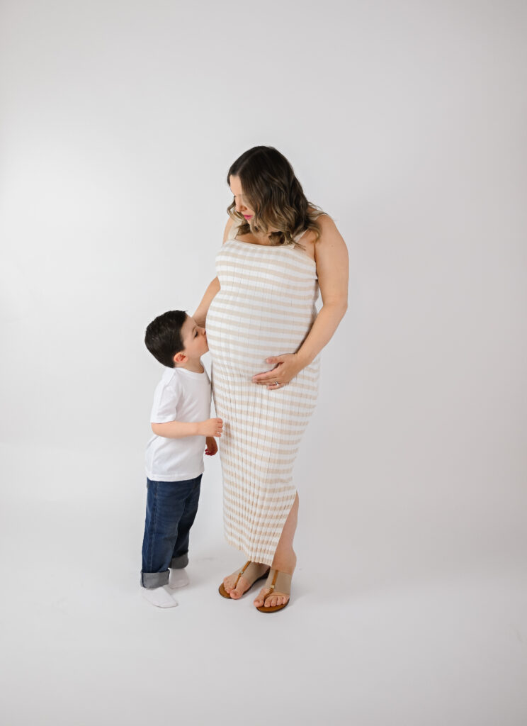 nj studio maternity session