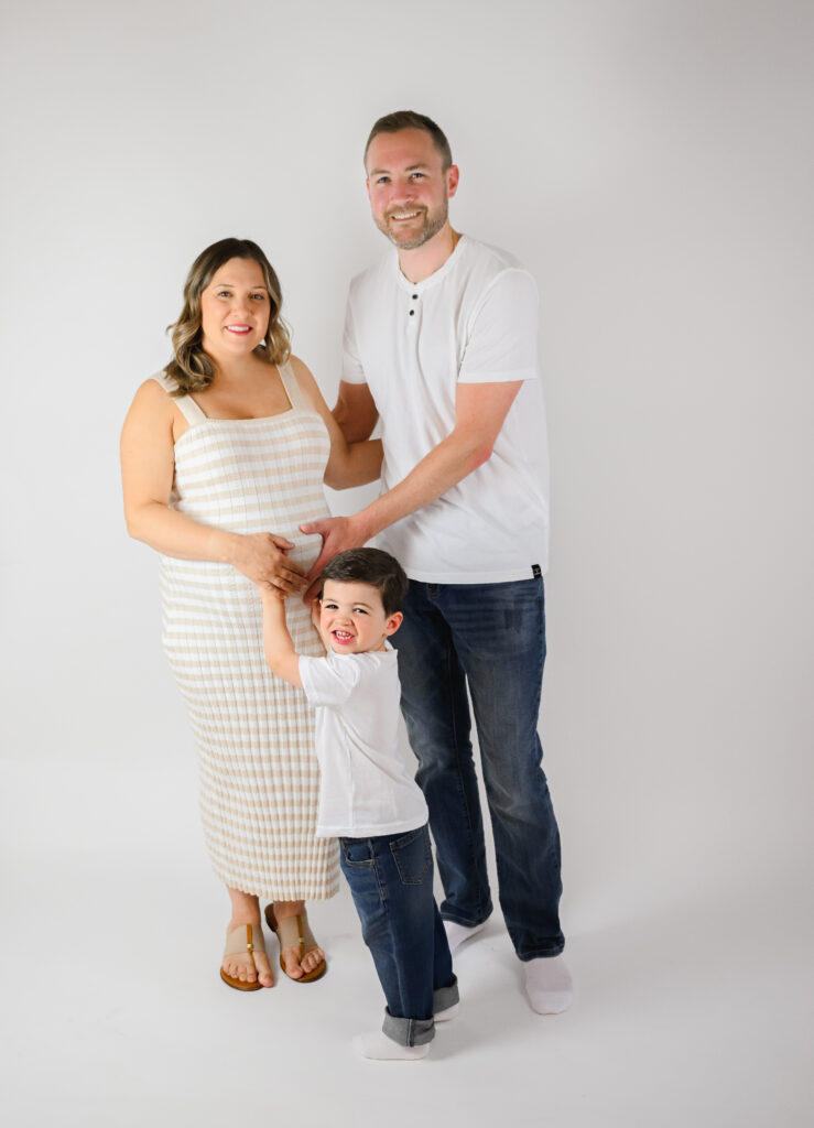 nj studio maternity session