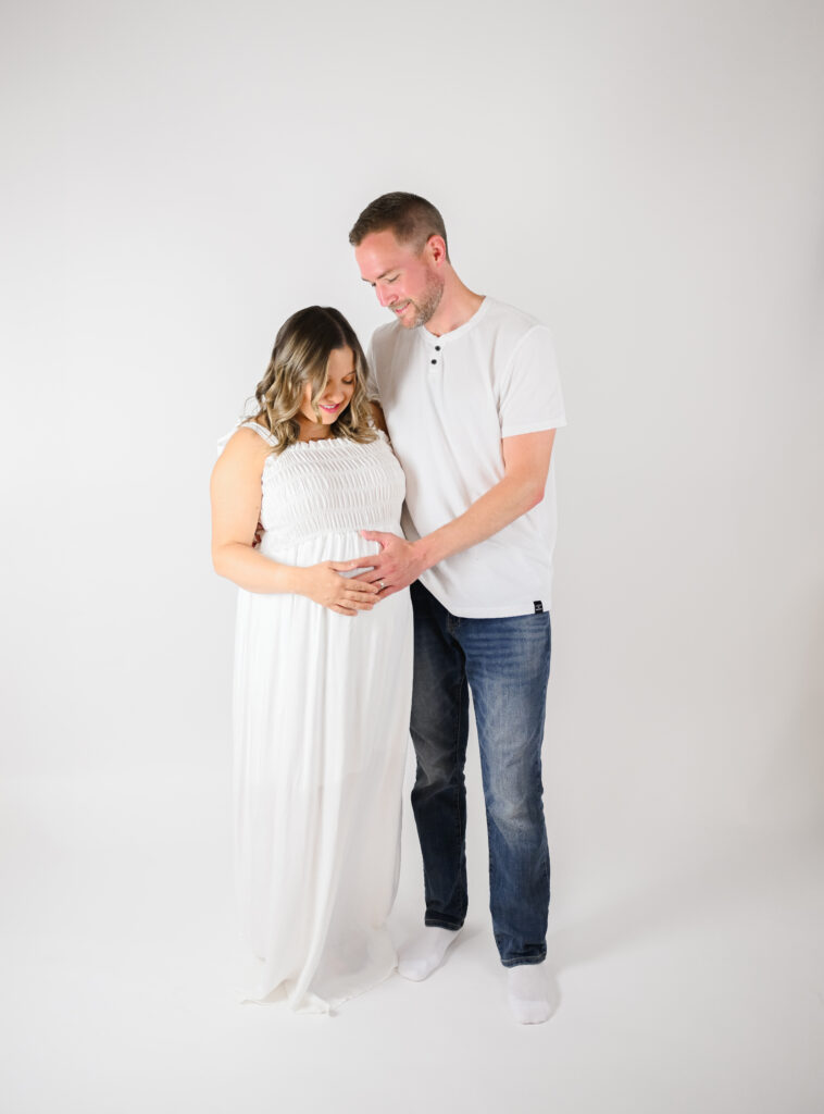 nj studio maternity session