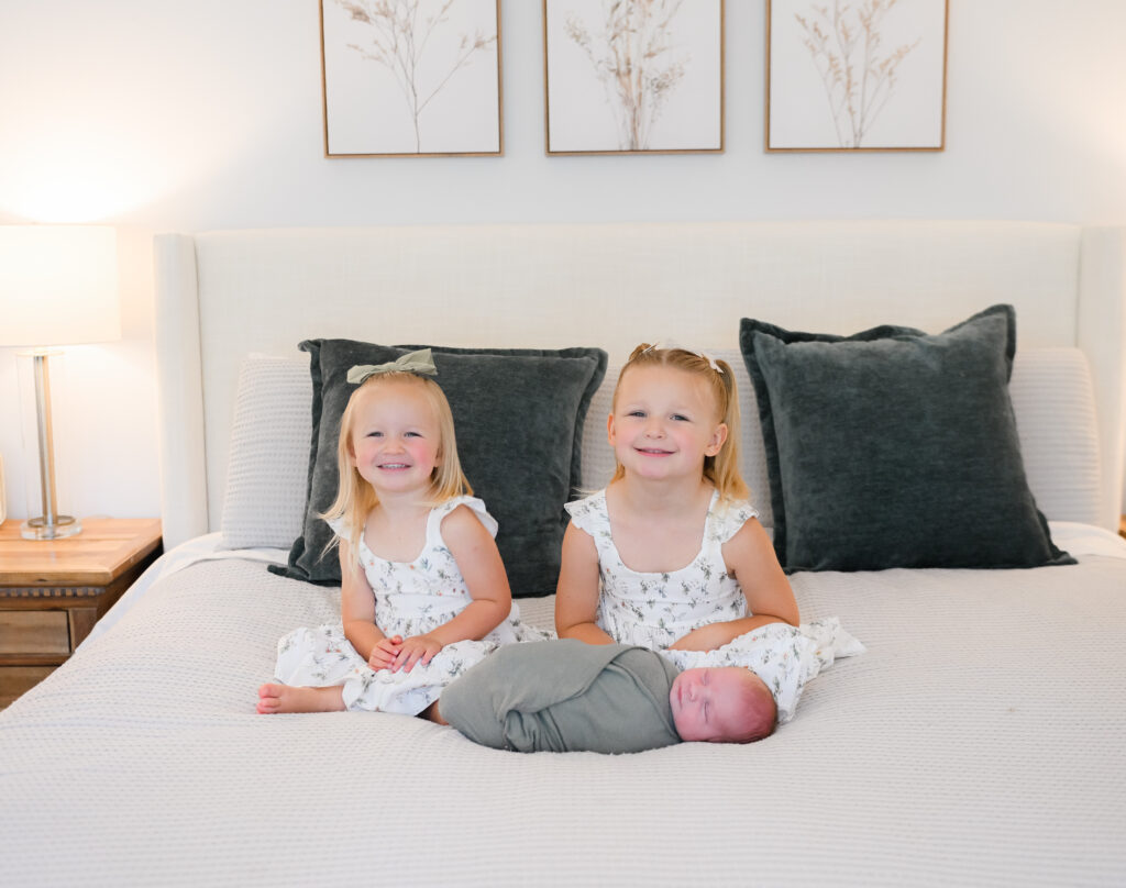 home newborn & family session