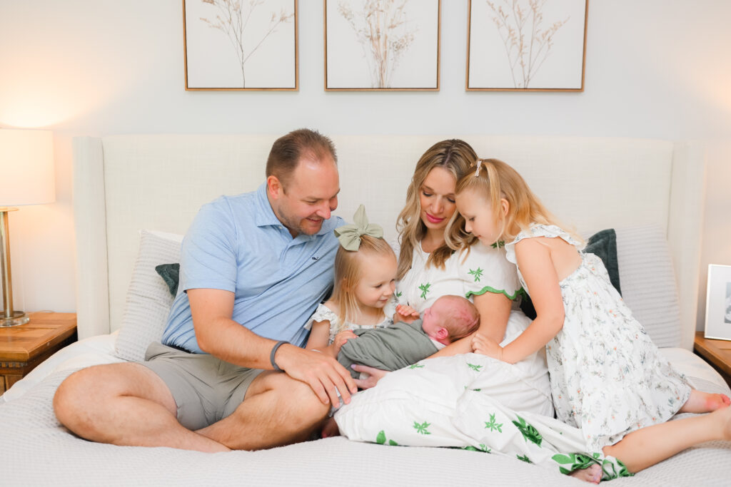 home newborn & family session