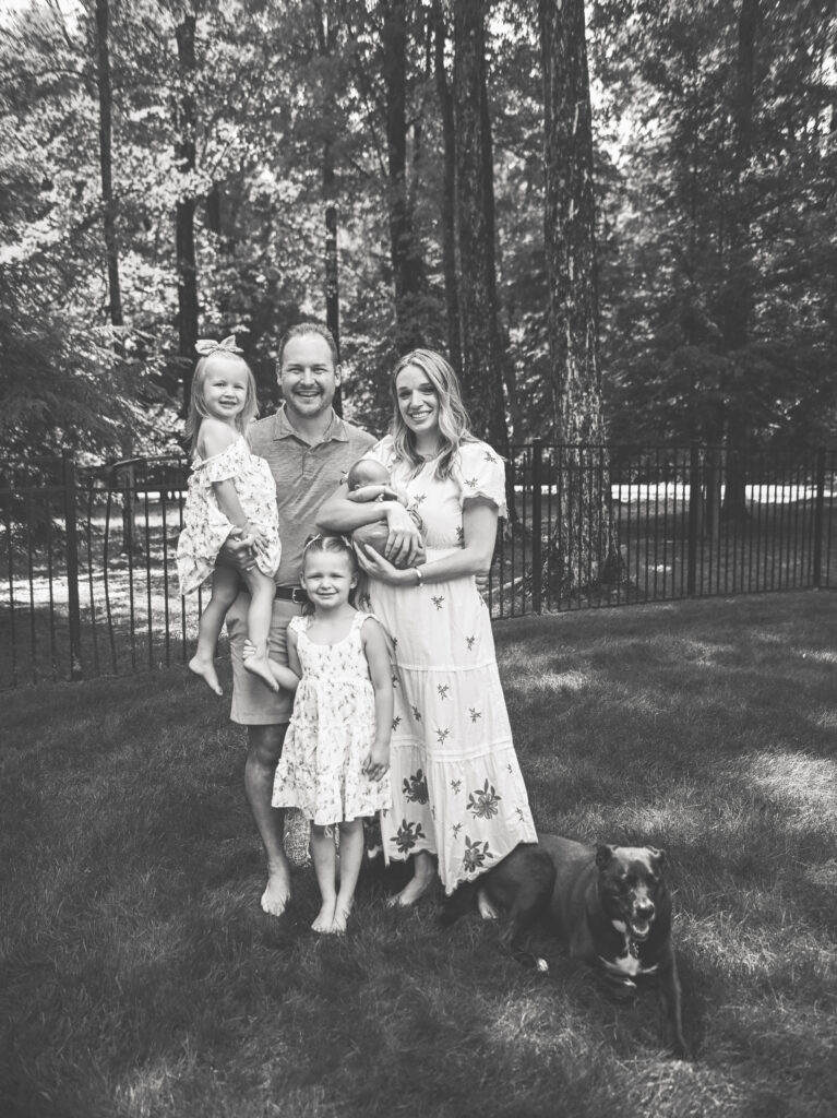 home newborn & family session