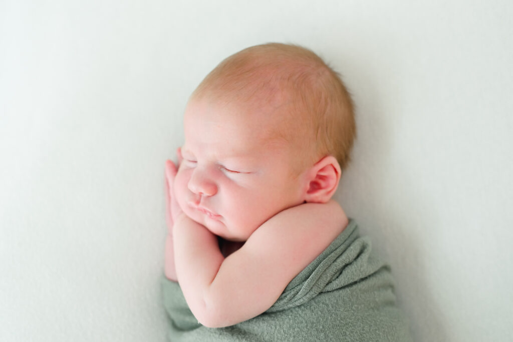 home newborn & family session
