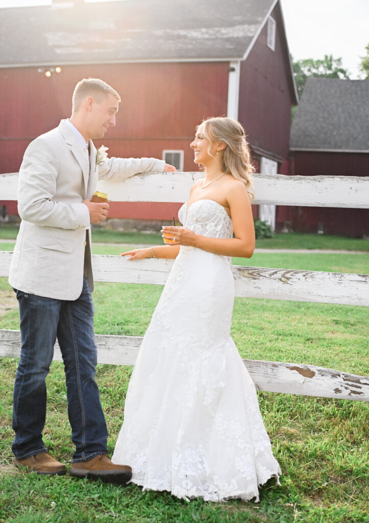 rustic outdoor wedding photography