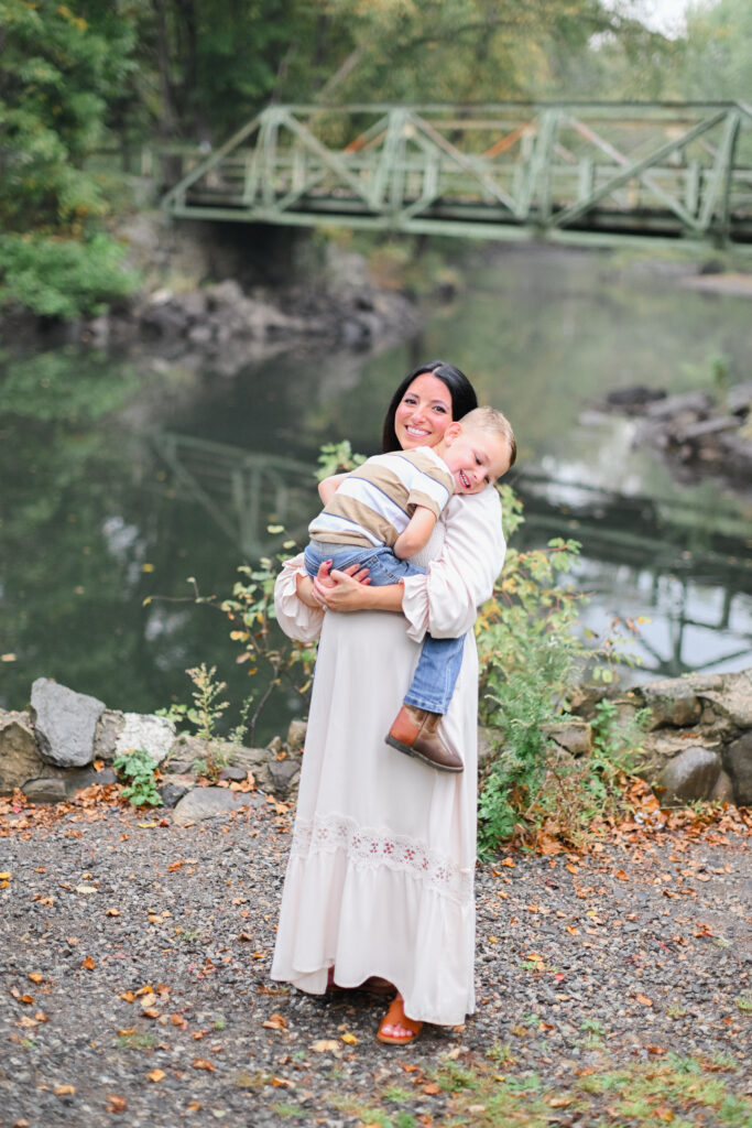 maternity session at ramapo reservation