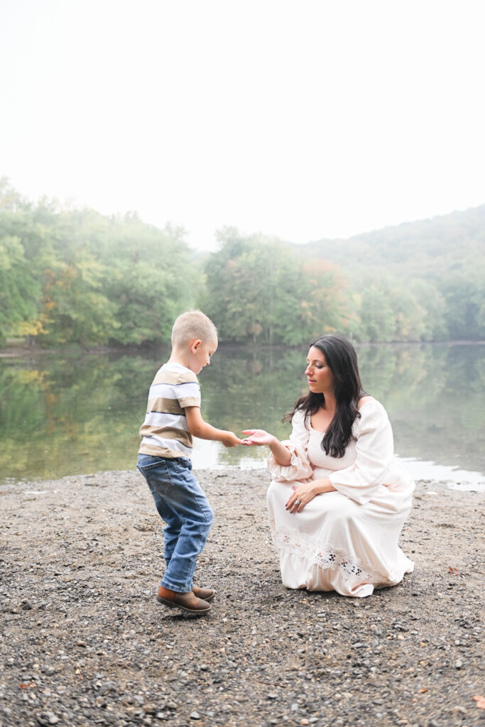 maternity session at ramapo reservation