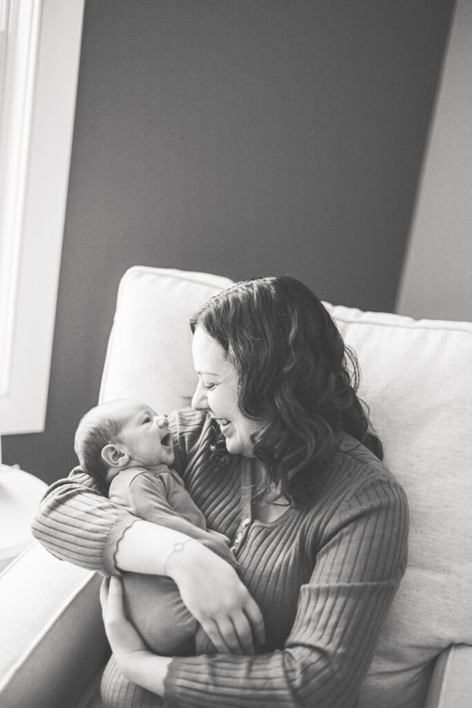 home newborn session in nj