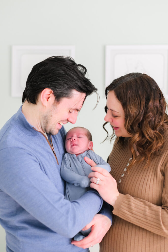 home newborn session in nj
