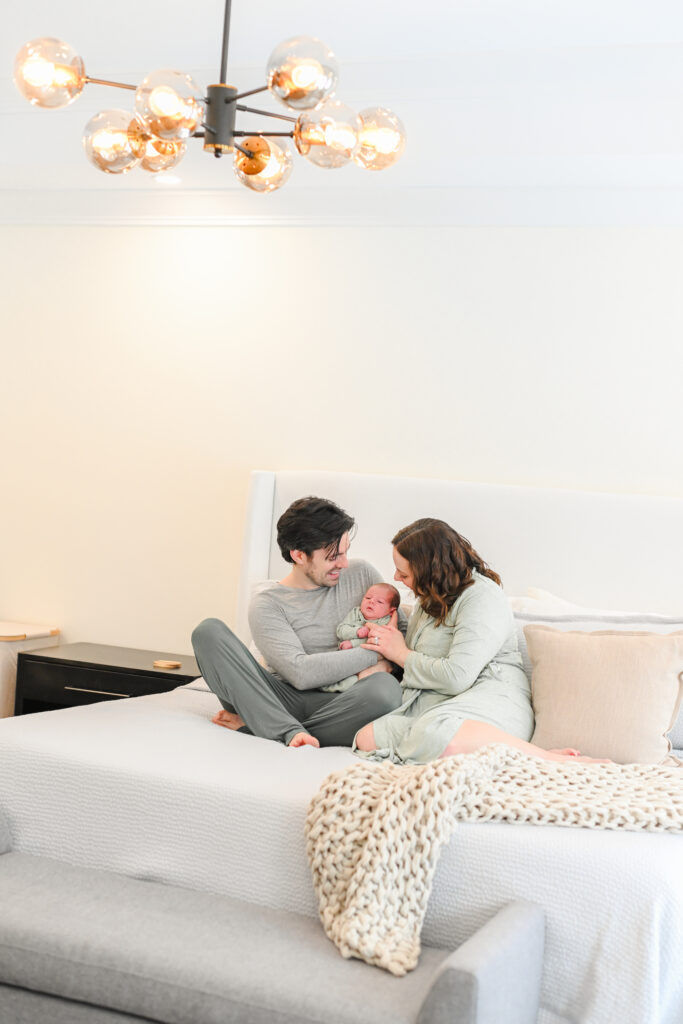 home newborn session in nj