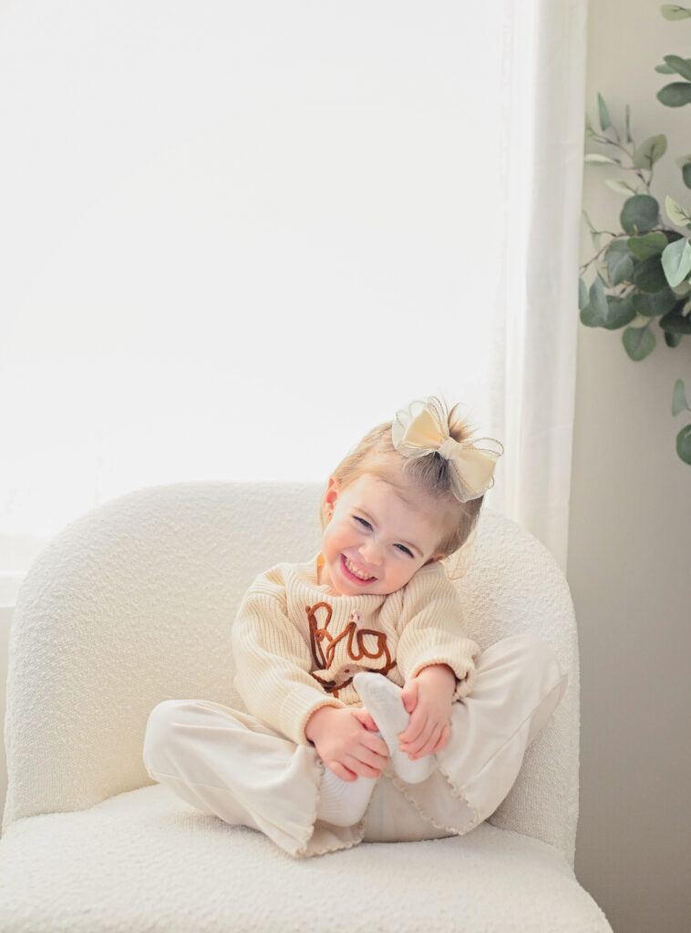 studio newborn & sibling session