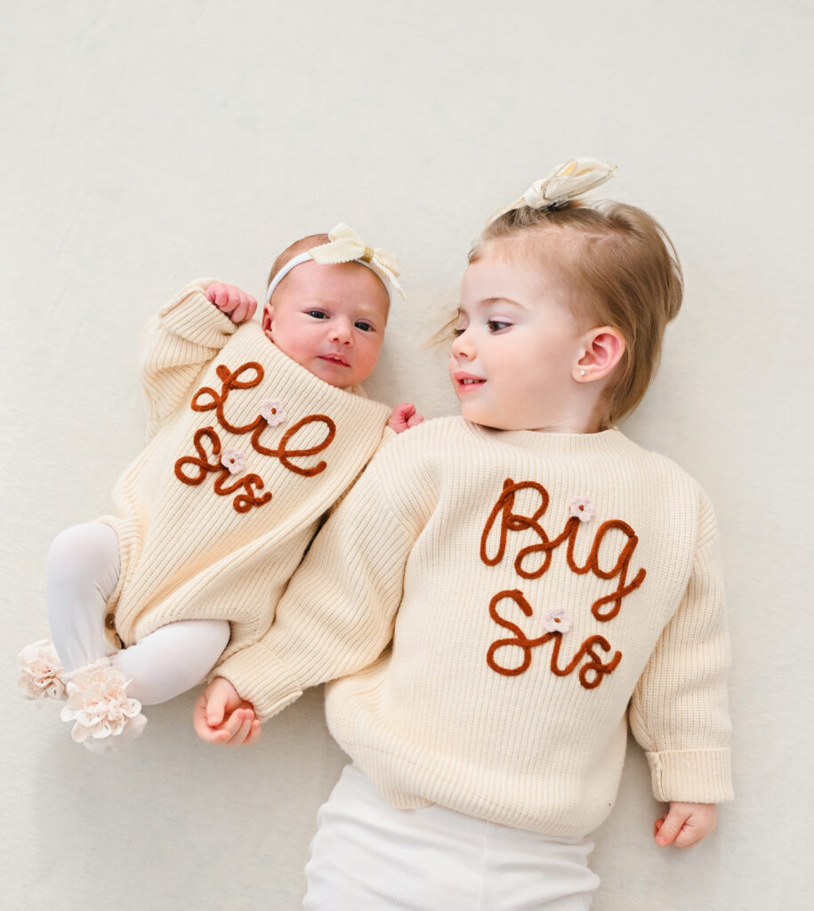 studio newborn & sibling session