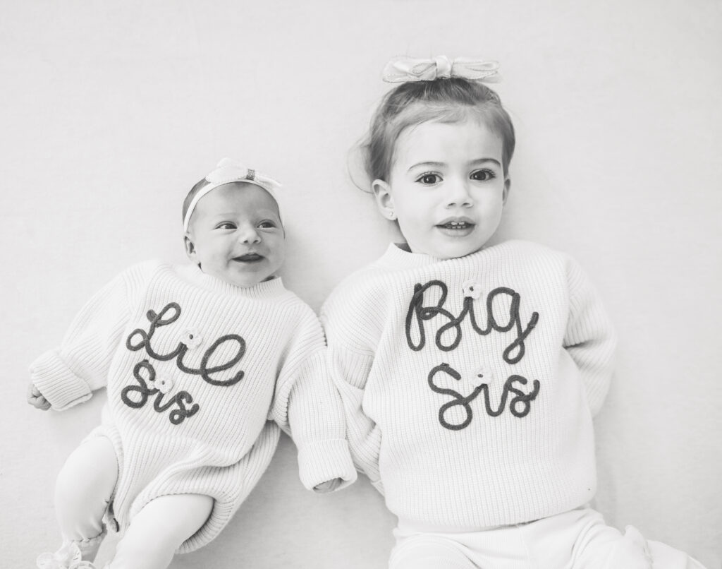 studio newborn & sibling session