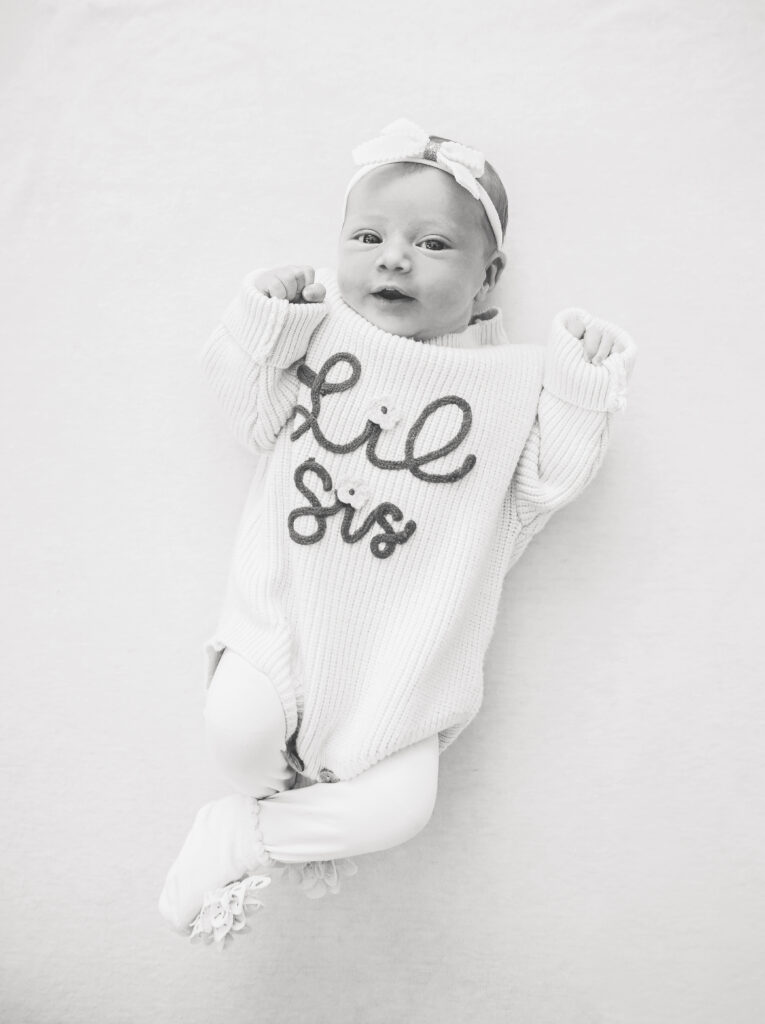 studio newborn & sibling session