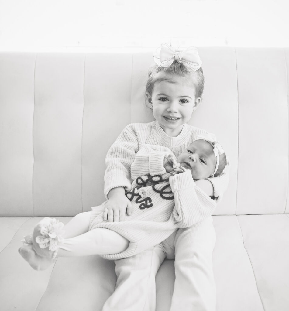 studio newborn & sibling session