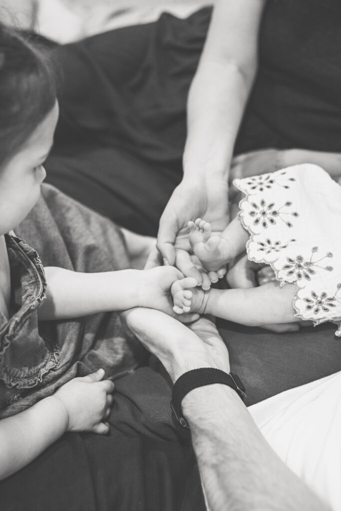 lifestyle newborn session in nj