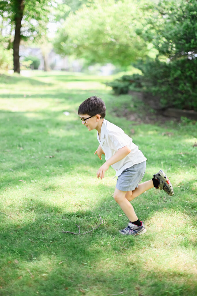 outdoor family session in wyckoff nj