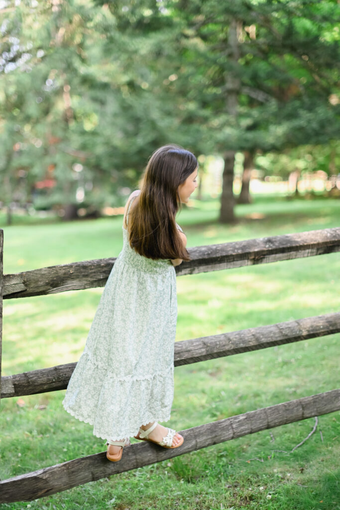 outdoor family session in wyckoff nj