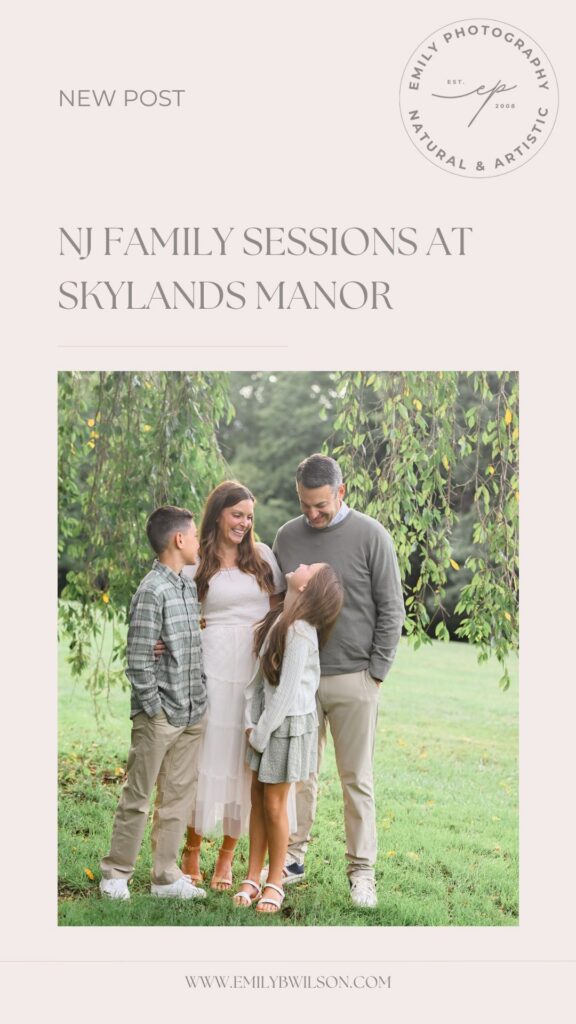 NJ Family Sessions at Skylands Manor